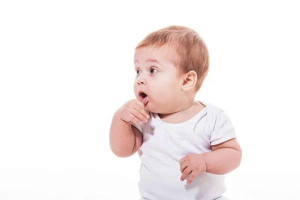 Adorable seven month baby — Stock Photo, Image