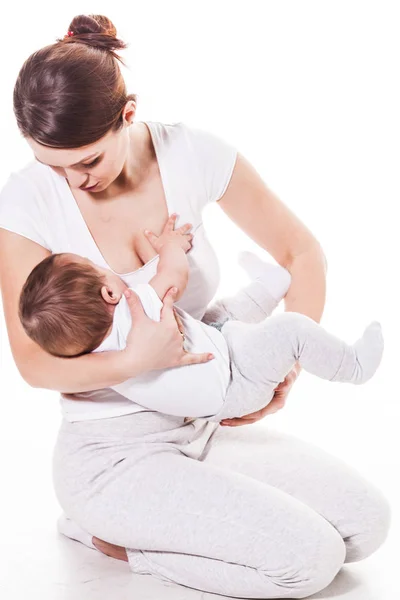 Mom nursing baby — Stock Photo, Image