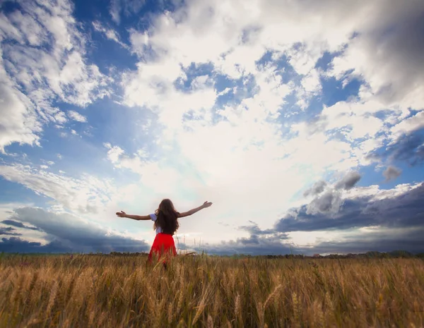 Gozando da natureza — Fotografia de Stock