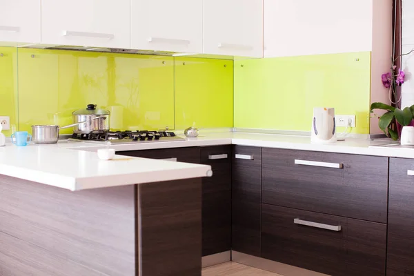 Interior of a new modern kitchen Stock Photo