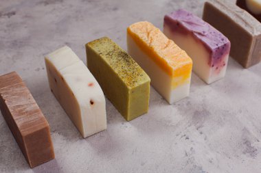 Organic soap with natural components and oils