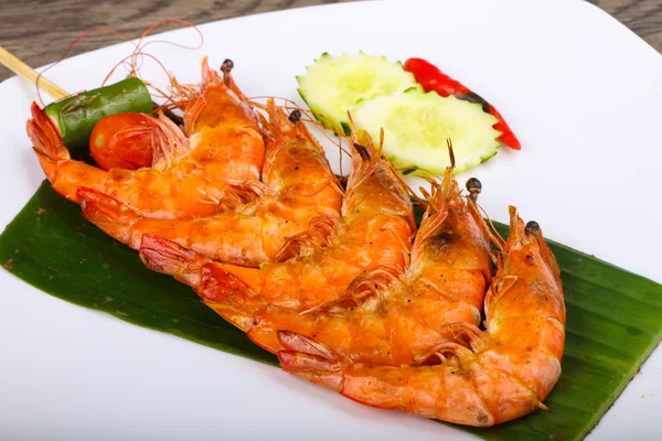 Thai style Prawn skewer — Stock Photo, Image