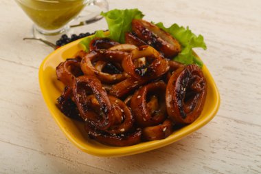 Kalamar teriyaki Yüzükler