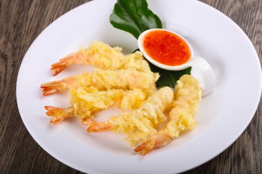 Kaplan karides tempura