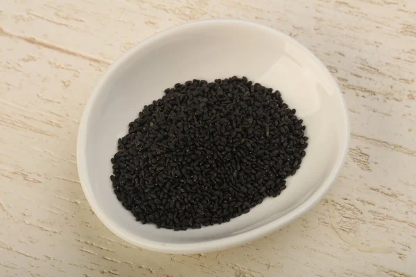 Black sesam seeds — Stock Photo, Image