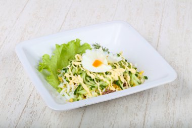 lezzetli biftek salata