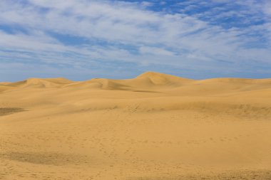 Kanarya çölde Gran Canaria ada