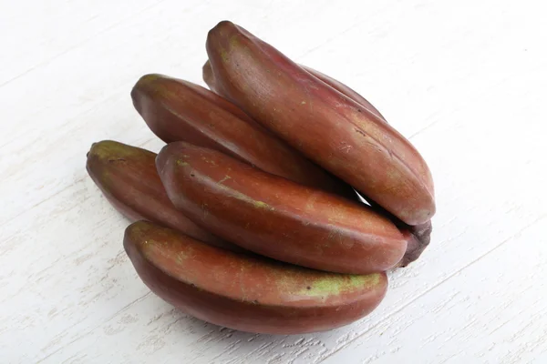 Köstliche rote Banane — Stockfoto
