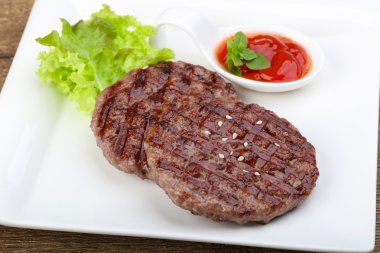 Izgara burger pirzola