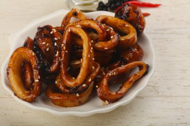 Kalamar teriyaki Yüzükler