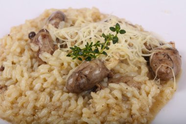 Risotto wich tavuk Kalpler