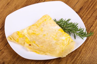 Yoka yumurta ve peynir ile