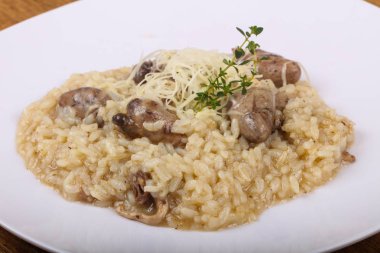 Risotto wich tavuk Kalpler
