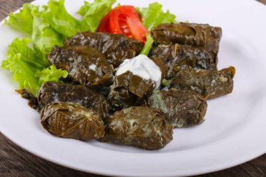 yaprak dolması et