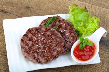 Izgara burger pirzola