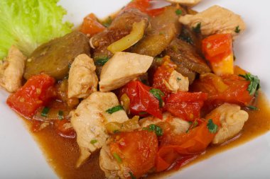 sebzeler lezzetli tavuk