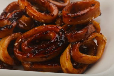 Kalamar teriyaki Yüzükler