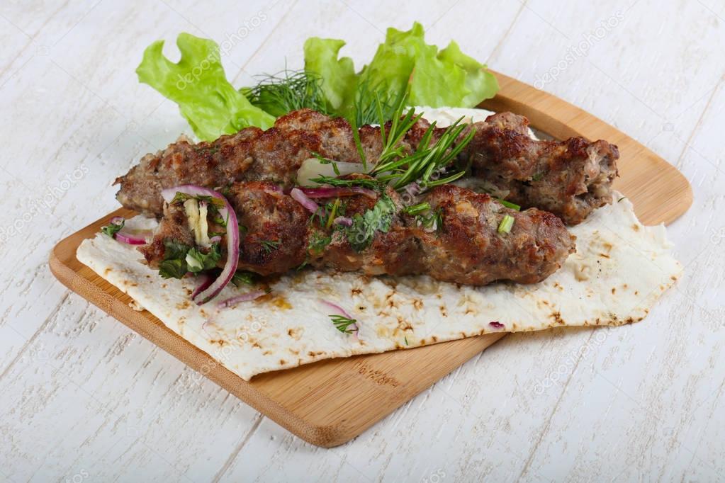 Grilled Lamb kebab