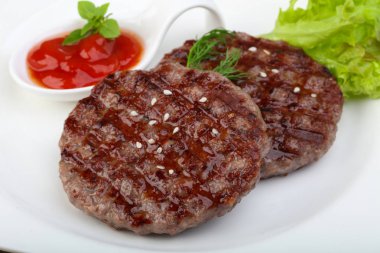Izgara burger pirzola