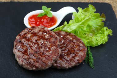 Izgara burger pirzola