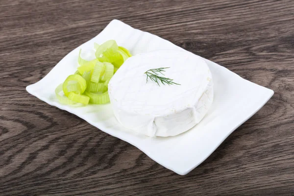 Lezzetli Brie peyniri — Stok fotoğraf