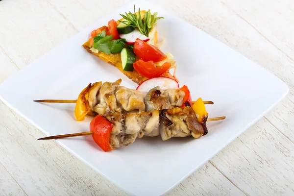 Delicious Chicken skewer — Stock Photo, Image