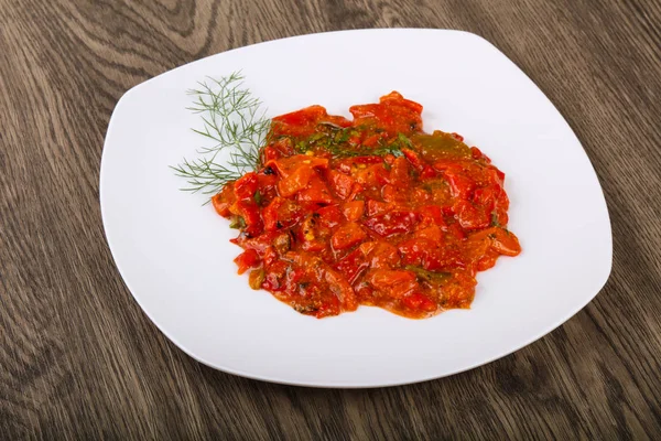 ızgara kırmızı dolmalık biber