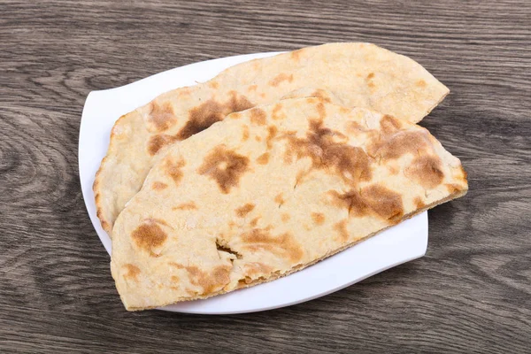 Indian bread naan — Stock Photo, Image