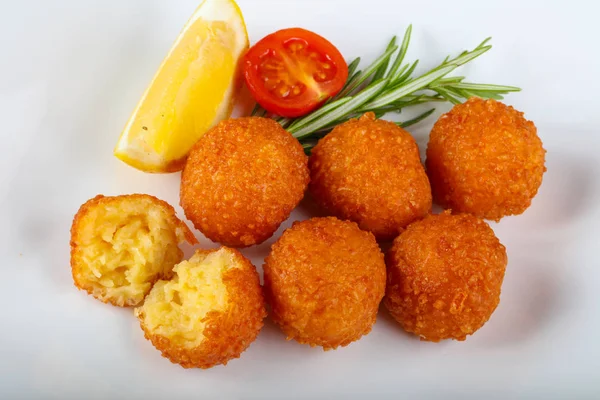 Hot juicy Cheese balls — Stock Photo, Image