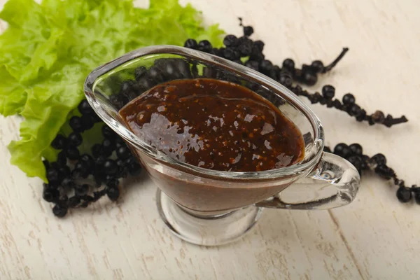 Black pepper sauce — Stock Photo, Image