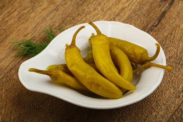 Pickled pepperoni pepper — Stock Photo, Image