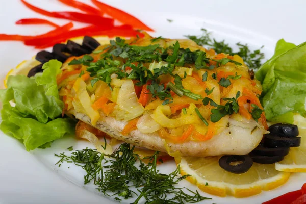 Sebzeli fırında tilapia