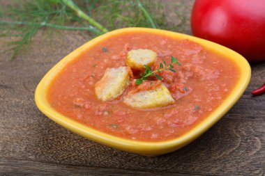 Gazpacho domates çorbası
