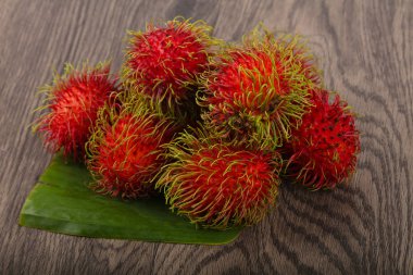 Taze Rambutan yığın