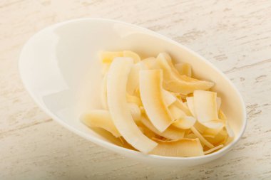 Tatlı Hindistan cevizi cips