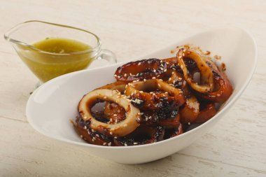Kalamar teriyaki Yüzükler