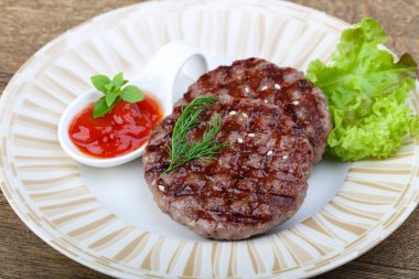 Izgara burger pirzola