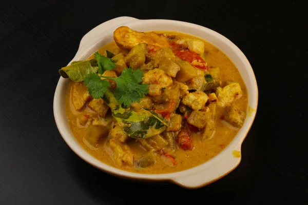 Poulet au curry épicé — Photo