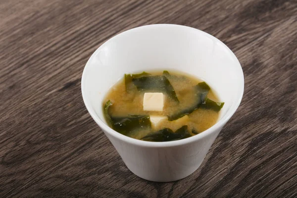 Soupe Miso traditionnelle japonaise — Photo