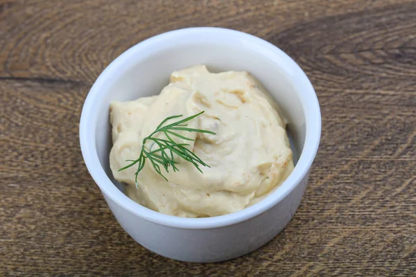 Tradiční arabský Hummus — Stock fotografie