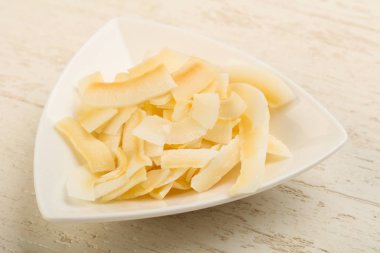 Tatlı Hindistan cevizi cips