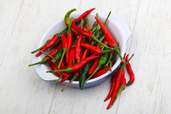 Quente chili pimenta heap — Fotografia de Stock