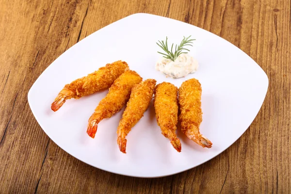 Hot crispy Prawn tempura — Stock Photo, Image