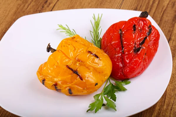 Grill Bell Peppers — Fotografie, imagine de stoc