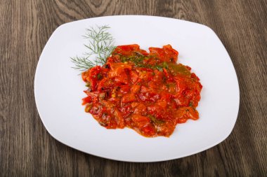 ızgara kırmızı dolmalık biber