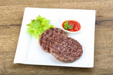 Izgara burger pirzola