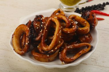 Kalamar teriyaki Yüzükler
