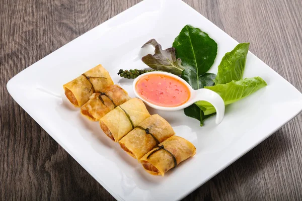 Asiatische Frühlingsrolle — Stockfoto