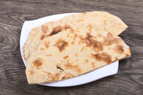 Indický chléb naan — Stock fotografie