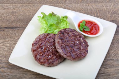 Izgara burger pirzola